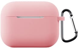 Coverup Hoesje - Geschikt voor AirPods Pro 3 Hoesje - Coverup Siliconen AirPods Case met Sleutelhanger - Roze — thumbnail 1