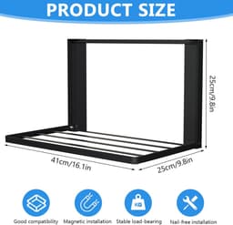 Azomor® Uitbreidbaar magnetisch rek voor wasmachine en koelkast opslag — thumbnail 5