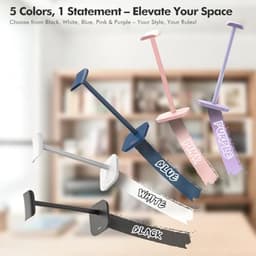Hoofdtelefoonhouder voor Over-Ear Bluetooth Hoofdtelefoons - Standaard met Verzwaar-de Basis & Aluminium Buizen — thumbnail 4