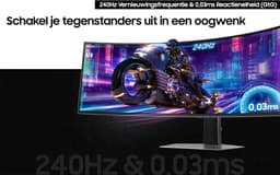 Samsung 49" Odyssey OLED G9 G93SD DQHD 240Hz Gaming Monitor — thumbnail 4