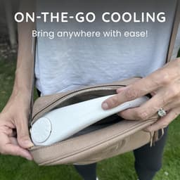 Draagbare nekventilator - Oplaadbare bladloze ventilator met sterke luchtstroom - 3-snelheidsmodus voor optimale koeling — thumbnail 4
