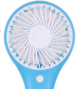 Urban Living Draagbare USB ventilator - met standaard - blauw - 20 x 10 cm — thumbnail 3