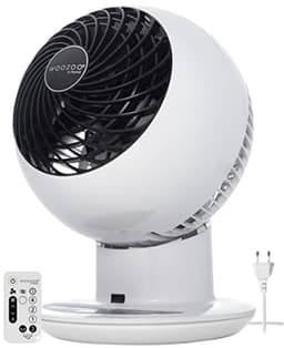Krachtige en Stille Draagbare Tafelventilator met Afstandsbediening – Ideaal voor Woonkamer en Bewezen Luchtverdeling — thumbnail 2