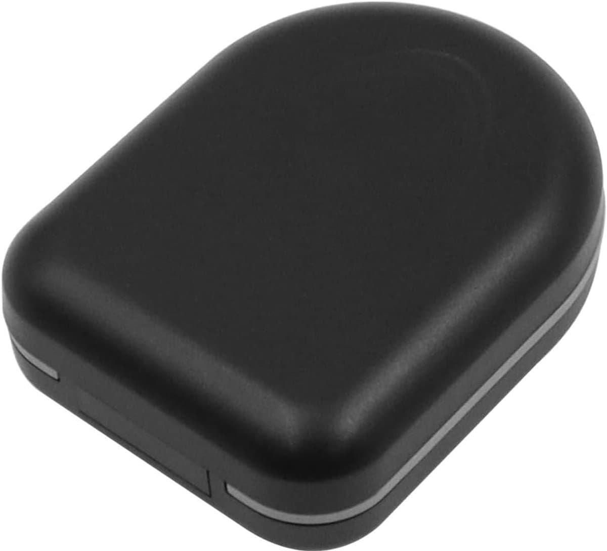 Allecto plus - Opbergdoos hoofdtelefoon robuust draagbaar waterdicht zwart 7,1 x 8,9 x 3,5 cm — afbeelding 1