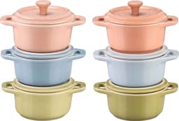 Staub Ceramic Macaron Cocottes 200ml set van 6 — thumbnail 1