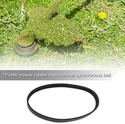 7PJ490mm grasmaaier aandrijving 16mm breedte rubber synchrone gesloten lus distributieriem compatibel met QUALCAST roterende maaiers — thumbnail 4