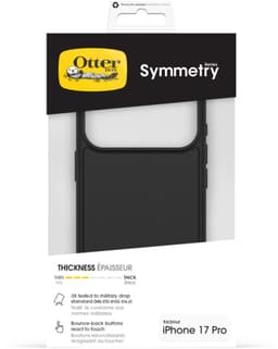 Otterbox Symmetry Clear MagSafe - Geschikt voor iPhone 17 Pro - Transparant/Zwart — thumbnail 5