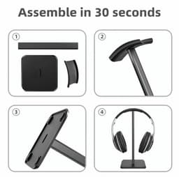 Stijlvolle headset standaard voor gaming en over-ear hoofdtelefoons — thumbnail 5