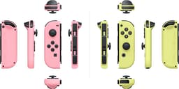Nintendo Switch Joy-Con Controller paar - Pastel Roze en Geel — thumbnail 3