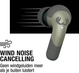 Fresh 'n Rebel Twins Ace – Draadloze Bluetooth Oordopjes met Active Noise Cancelling - IPX4 Waterdicht - 34 uur Speeltijd - Dried Green — thumbnail 5
