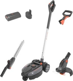 Accu-grasmaaier, Grastrimmer en Heggenschaar voor Kleine Tuinen - 3-in-1 Ontspannen Tuinieren — thumbnail 1