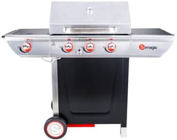MANHATTAN 350GPI Gas Barbecue - 3 branders 10.5kW + warmhoudlade — thumbnail 3