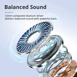 True Wireless Bluetooth Earbuds – Quad-Mic Noise Cancellation, 28 Hours Playtime, ENC Technology, Bluetooth Headphones — thumbnail 5