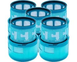 5x HEPA-filter geschikt voor Dyson G5 Gen5 Detect Absolute, Detect Fluffy stofzuiger - vervangingsfilter motorfilter