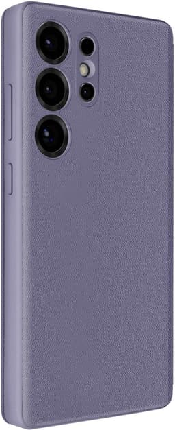 Avizar Leren etui Geschikt voor Samsung Galaxy S25 Ultra Display Venster Raamkaarthouder, Lavendel — thumbnail 1