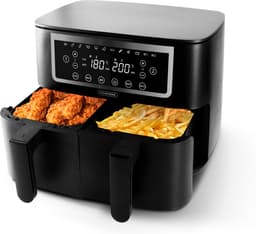 Kitchencook - Airmed 8 - Dubbele Airfryer - 8 Liter - 2600W - 10 Programma’s - 2 Mandjes — thumbnail 12