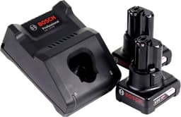 Bosch GAS 12V Professionele snoerloze stofzuiger 12 V 0,35 l + 2x accu 6,0 Ah + lader + L-Boxx — thumbnail 5