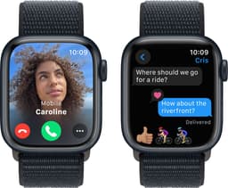 Apple Watch Series 9 - GPS + Cellular - 41mm - Midnight Aluminium Case with Midnight Sport Loop — thumbnail 5