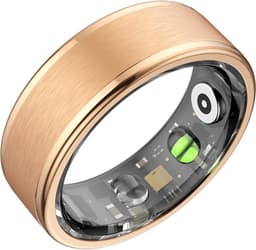 Kuno Ring 1 - Slimme ring - Smart Wearable - Health Ring - Slaap Tracker - Hartslagmeter - Stappenteller - Fitness en Activiteiten Tracker - Calorieen Bijhouden - Geen Abbonement - Waterdicht - voor Mannen en Vrouwen - Goud #10 — thumbnail 2