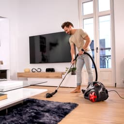 AG3000 Stofzuiger Zonder Zak - Stofzuigers - Dierhaarbestendig -Vacuum Cleaner Zakloos - Geschikt Voor Dierenharen - 900W - Sterke Zuigkracht - Rood — thumbnail 3