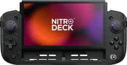 CRKD Nitro Deck+ Clear Black Edition - USB - Touchscreen - Analoog/digitaal - Nintendo Switch - Zwart — thumbnail 1