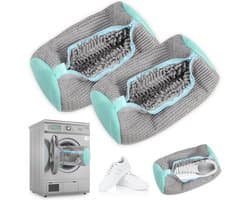 Wasnet voor Schoenen in de Wasmachine - Grijs, Set van 2 Stuks