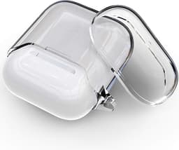 Cazy siliconen Hoesje geschikt voor Apple Airpods 1/2 - Inclusief karabijnhaak - Beschermt tegen krassen en stoten - Transparant — thumbnail 3