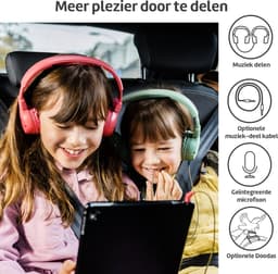 POGS - The Elephant 2 - Bedrade on-ear kinder koptelefoon - Veilige volumebegrenzing - Duurzaam - rGroen — thumbnail 6