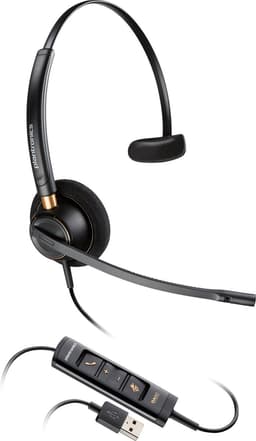 HP Poly EncorePro 515 Microsoft Teams Certified Monoaural met USB-A Headset — thumbnail 1