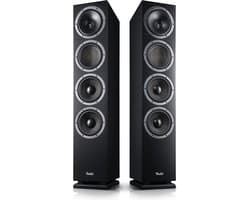 Teufel Theater 500 - Vloerstaande speakers met 3-kanaals systeem en 2 zware woofers - Set van 2 - zwart