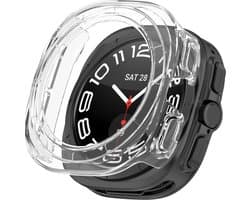 Strap-it PC hard case hoesje - geschikt voor de Samsung Galaxy Watch Ultra / Ultra 2025 47mm (transparant)