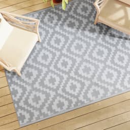 vidaXL - Buitenkleed - ARAKIL - 160x230 - cm - PP - grijs — thumbnail 2