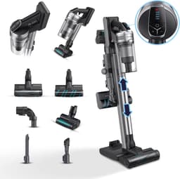 Draadloze stofzuiger zonder zak vermogen 200 W 6 accessoires tot 60 minuten looptijd zilver - Jet™ 90 Complete VS20R9046T3/ET — thumbnail 1