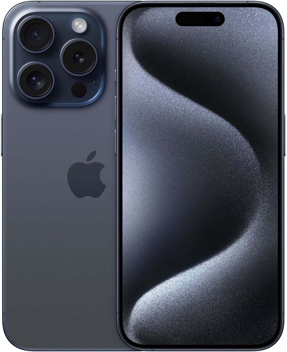 Apple iPhone 15 Pro - 256GB - BlauwTitanium — afbeelding 1