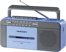 Crosley Draagbare Cassette Player - Blauw/Grijs — thumbnail 2