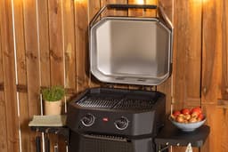 Cozze® E-500 Elektrische Grill - 2 Grillzones - 230V / 2200W - Elektrische BBQ voor Balkon, Terras & Buiten Koken — thumbnail 5