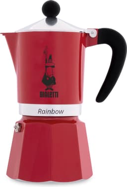 Bialetti Rainbow Rood Percolator 200ml – 3 kops — thumbnail 1