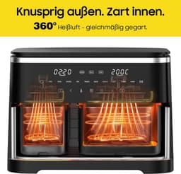 Airfryer XXL - Dubbele Mand Airfryer - bakaccessoire — thumbnail 7
