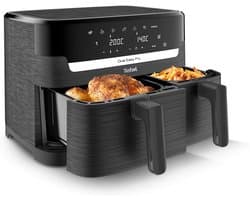 Airfryer XXL - Dubbele Mand Airfryer - kookset