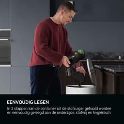 Stofzuiger Zonder Zak - Cilinderstofzuiger - Grondige Reiniging - Cycloontechnologie - 1.6 Liter Container - Zwart — thumbnail 2