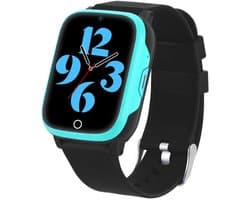 Kids GPS Smart Watch | GPS horloge | Wifi | App bediening | Nano simkaart | 4G netwerk | IPX-6 waterdicht | Touchscreen display | Zwart