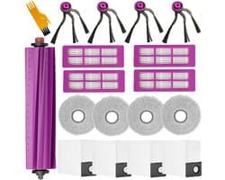 18-delige vervangingsonderdelenset geschikt voor de Eureka J15 Evo Ultra zelfledigende robotstofzuiger