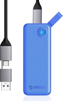Externe SSD Schijf - Snelle Opslag - Bestanden Overzetten - Compact Ontwerp - 512 GB - Blauw — thumbnail 1