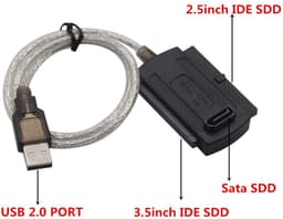 USB naar SATA/IDE Adapterkabel voor 2,5 of 3,5 Inch Harde Schijf, DVD/CD-ROM Drives — thumbnail 3