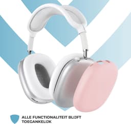 Shieldcase Koptelefoon bescherming geschikt voor Airpods Max 1/2 - Cover bescherming - Comfortabel - Beschermend - Stijlvol - Roze — thumbnail 4