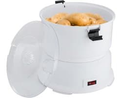 Aardappelschilmachine - Elektrische Schilder - Snel Groenten Schillen - Grote Capaciteit - 25.5 x 27 cm - Wit