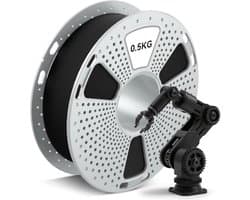 PA12-CF 3D-Printer Filament 1.75mm - Koolstofvezel Nylon voor Hoge Slijtvastheid en Hittebestendigheid