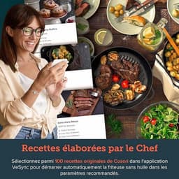 Smart Heteluchtfriteuse XXL 5.5L met App Bediening en 13 Programma's — thumbnail 6