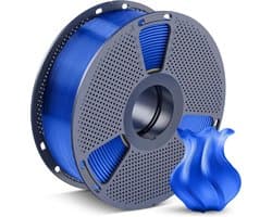 PETG Filament 1.75mm Transparant Blauw Hoge Taaiheid Goede Laaghechting 1KG