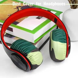 Wasbare hoofdtelefoonhoezen 6 stuks in zwart en camouflage - Elastische oorbeschermers van flexibele stof voor fitness en spelplezier — thumbnail 5
